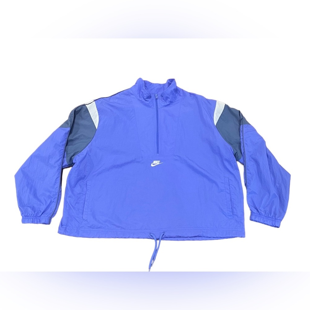 Nike Blue and Gray Women's Jacket